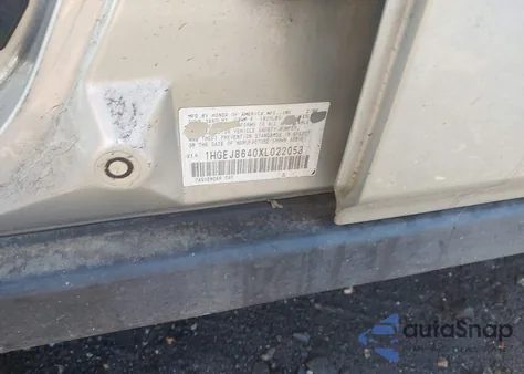 1999 Honda Civic Lx из США, поврежденный, VIN 2HGEJ6676XH553950